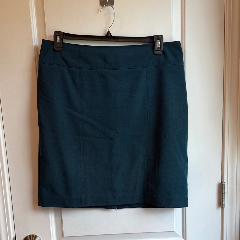 Worthington Dark Teal Pencil Skirt